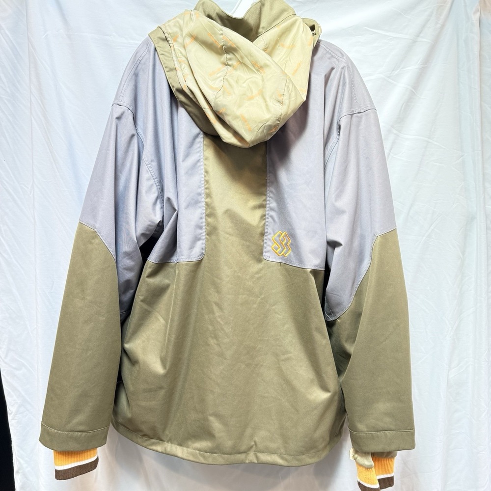 Special Blend BlendTech 10K Snowboard Jacket Men's L Olive Green Ski Snow Hooded - Picture 5 of 16